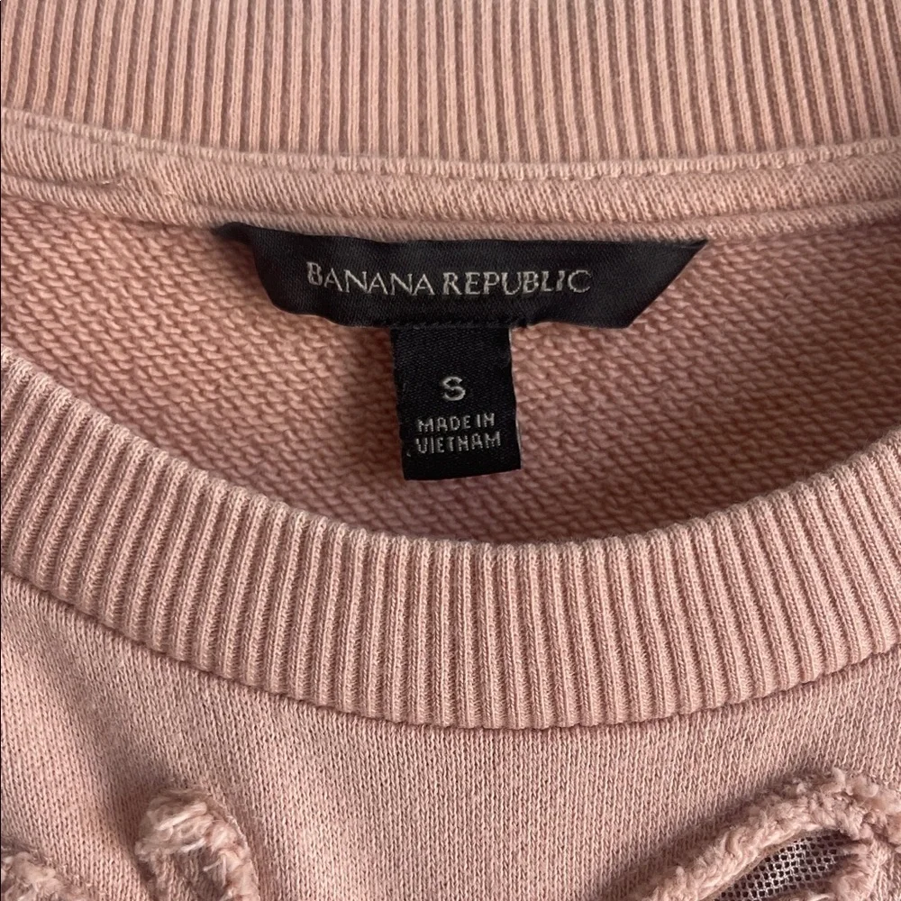 Banana Republic Women's Blush Sweater with Textured Accents